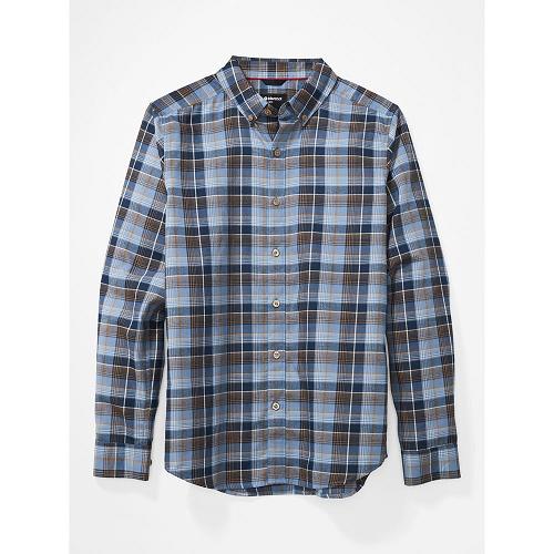 Marmot Harkins Shirts For Mens Blue PTO142853